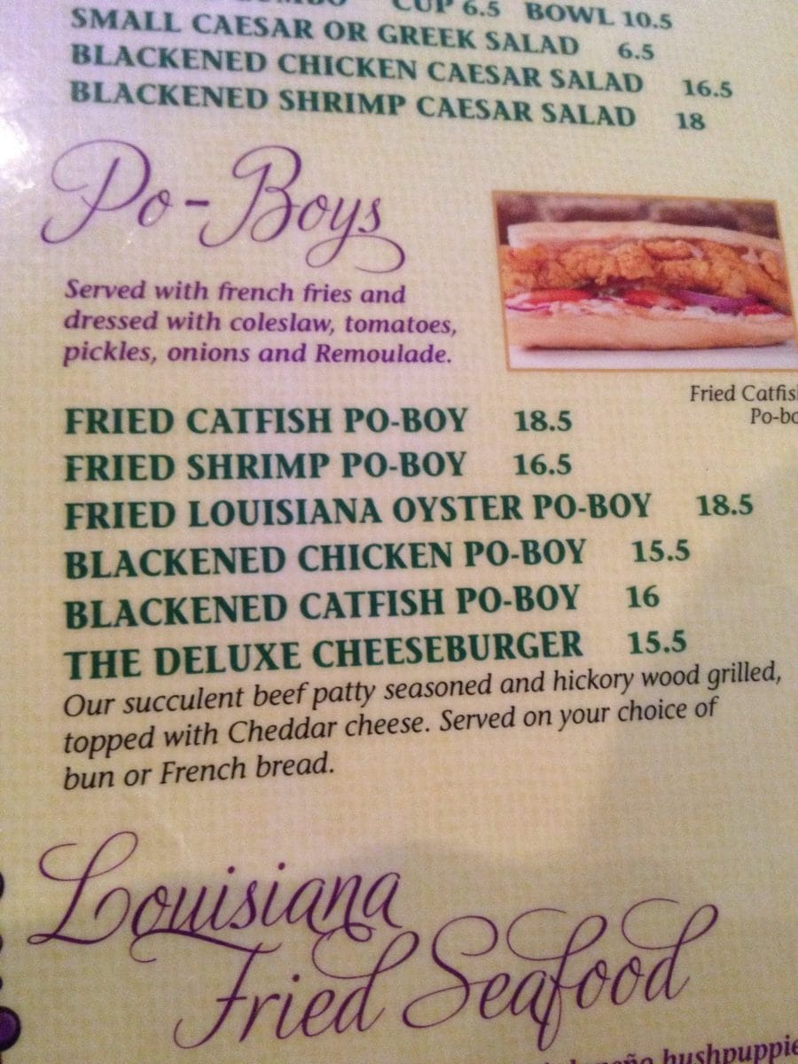 È tempo di Po-Boys.