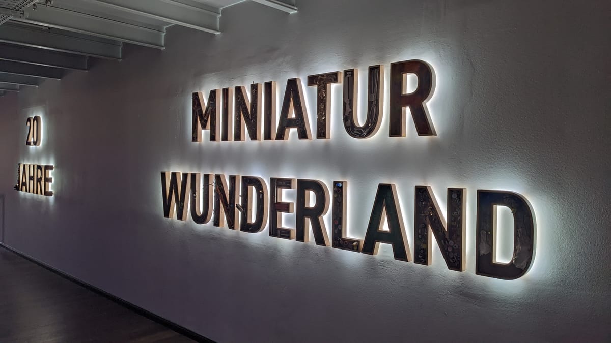 Virtual Reality in the Miniatur Wunderland