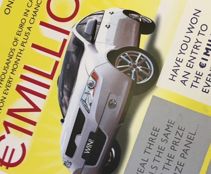 La fortuna è con noi.